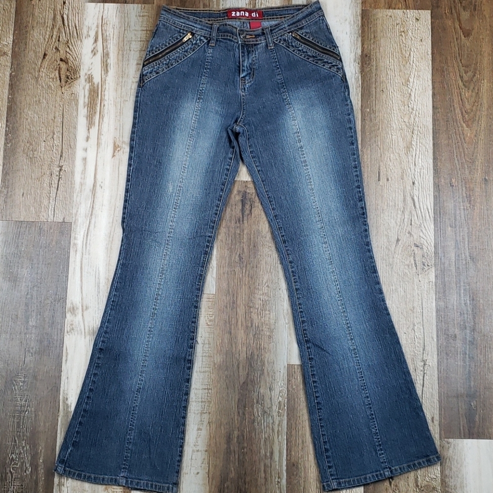 Zana di Split Leg High Rise Flare Jeans Sz 5